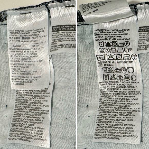 Levis Relaxed Straight 550 Baggy Jeans Stonewash Cotton 47x30* (48x32) Big&Tall - Picture 9 of 16